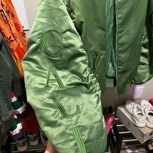 Green Bomber Jacket